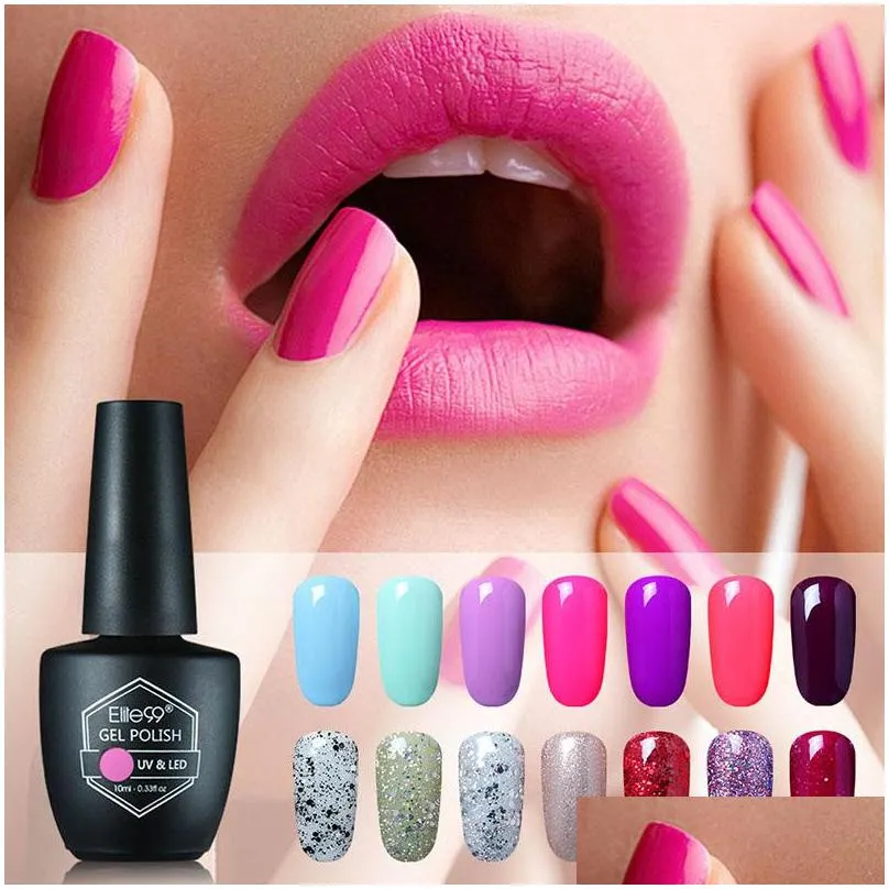 wholesale elite99 10ml gel polish uv nail gel led lamp drying nail art gorgeous colors pick 1 from 59 long lasting