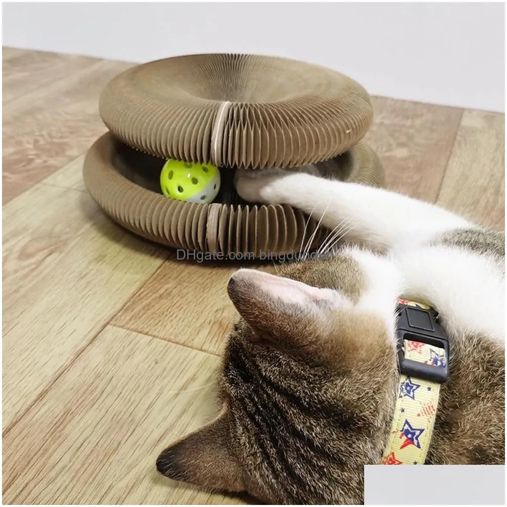 magical organ cat scratching board toy and bell cats grinding claw climbing frame sand scratchings toy sea freight inventory wholesale