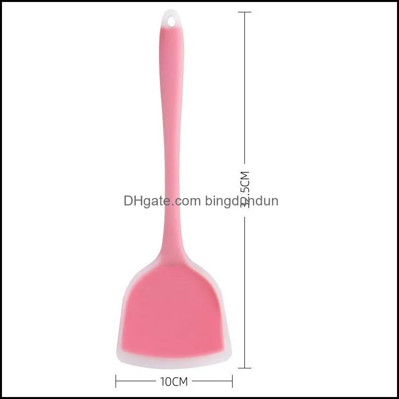 silicone spatula turners kitchen utensil turners spatula heat resistant silicone pan spatula cake kitchen cooking tool