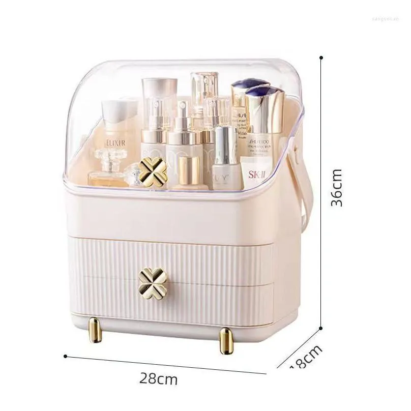 storage boxes organizer for cosmetics makeup cosmetic make up organizers with drawer bathroom box waterproof