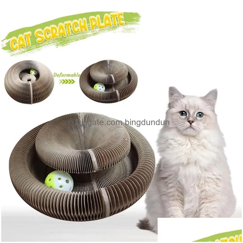 magical organ cat scratching board toy and bell cats grinding claw climbing frame sand scratchings toy sea freight inventory wholesale