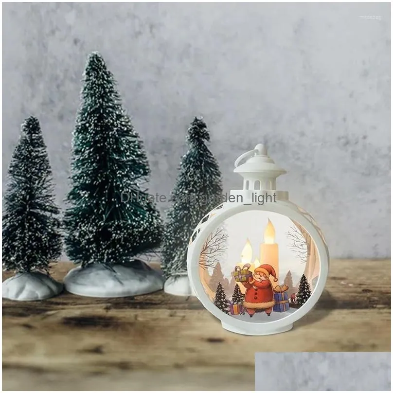 christmas decorations for home lantern led candle tea light candles xmas tree ornaments santa claus snowman lamp year gift