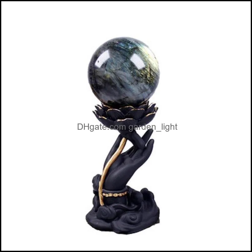 natural crystal elongated stone ball arts ornaments gray moonstone chakra reiki gemstone play ball