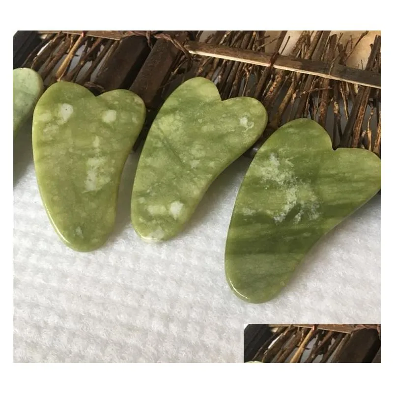 drop wholesale gua sha skin facial care treatment massage jade scraping tool spa salon supplier beauty health tools high