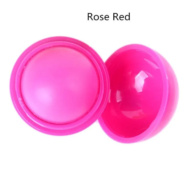 round ball 3d lipstick makeup moisturizing lip balm natural plant sphere lip pomade fruit embellish lip care 6colors