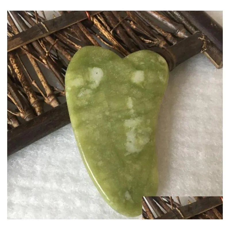 drop wholesale gua sha skin facial care treatment massage jade scraping tool spa salon supplier beauty health tools high