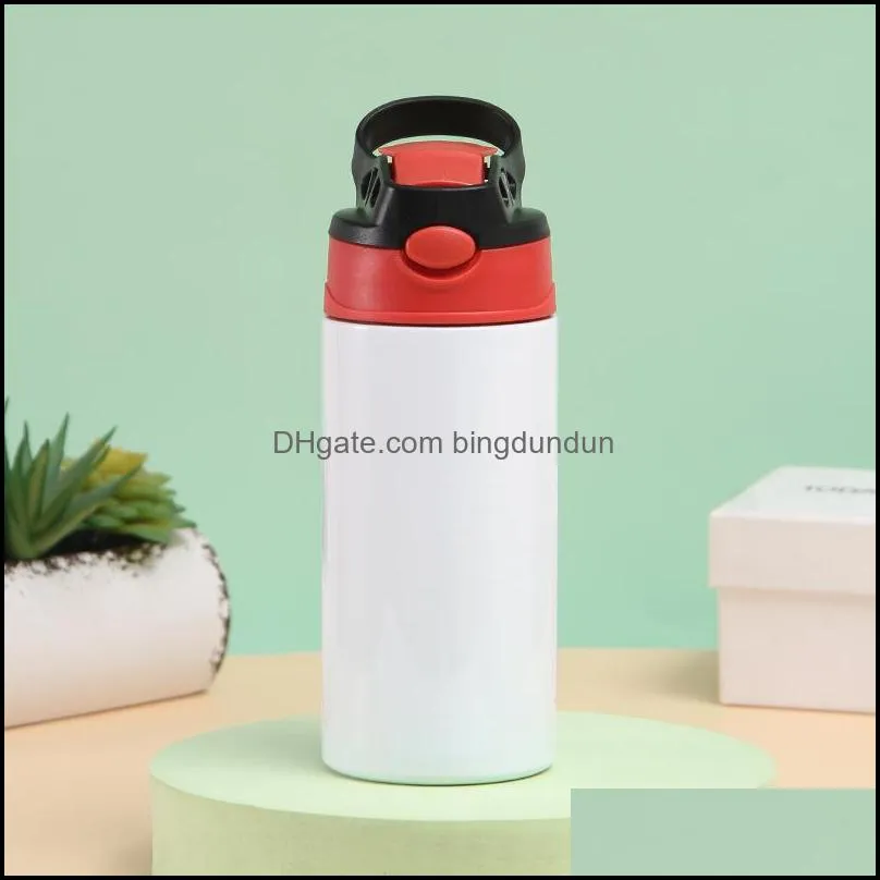 stainless steel bouncing straw tumblers doublelayer vacuum childrens flask outdoor portable water cup