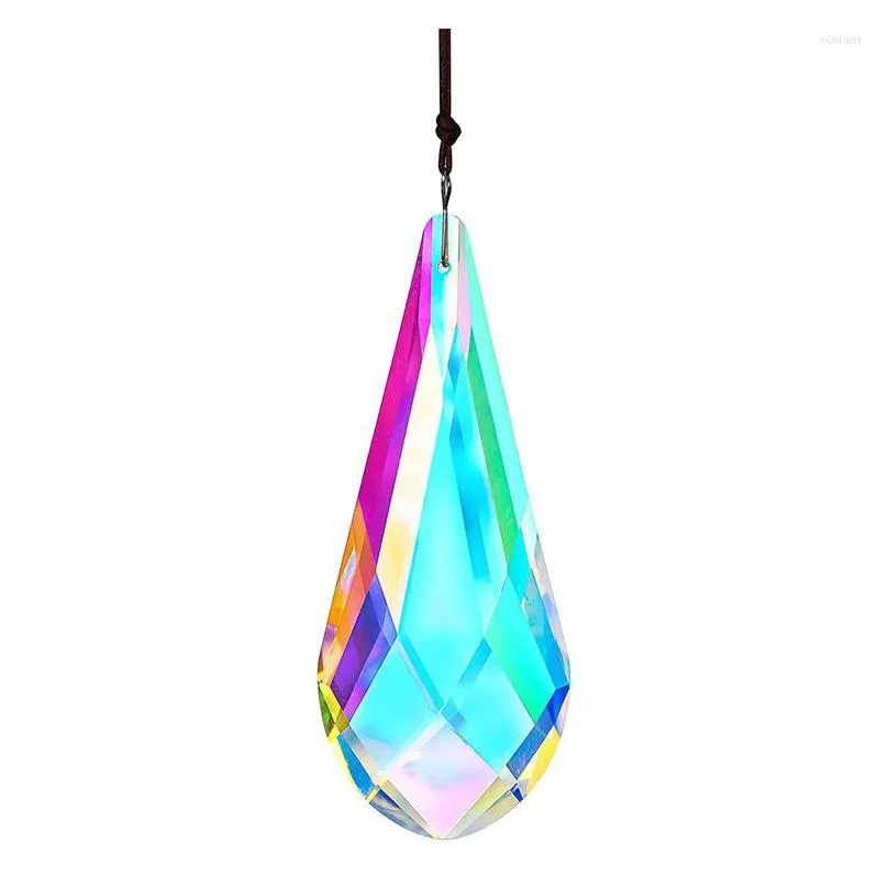 garden decorations h d 120mm hanging crystals chandelier prism crystal large suncatchers for window pendant 4.7in
