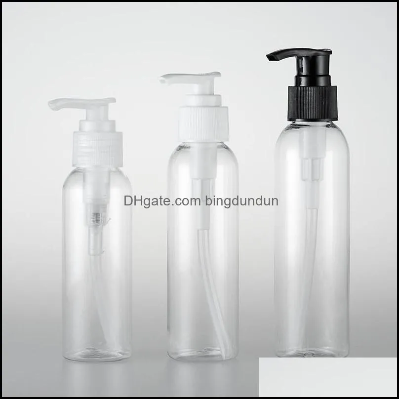 pump bottle round shoulder bottles emulsion transparent screw empty spray cream strange cosmetic travel 0 97py a29