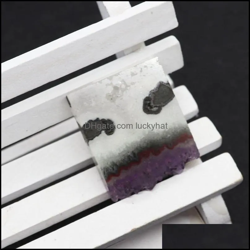 pendant necklaces natural stone fashion irregular single hole amethyst classic accessories reiki women making earrings necklace