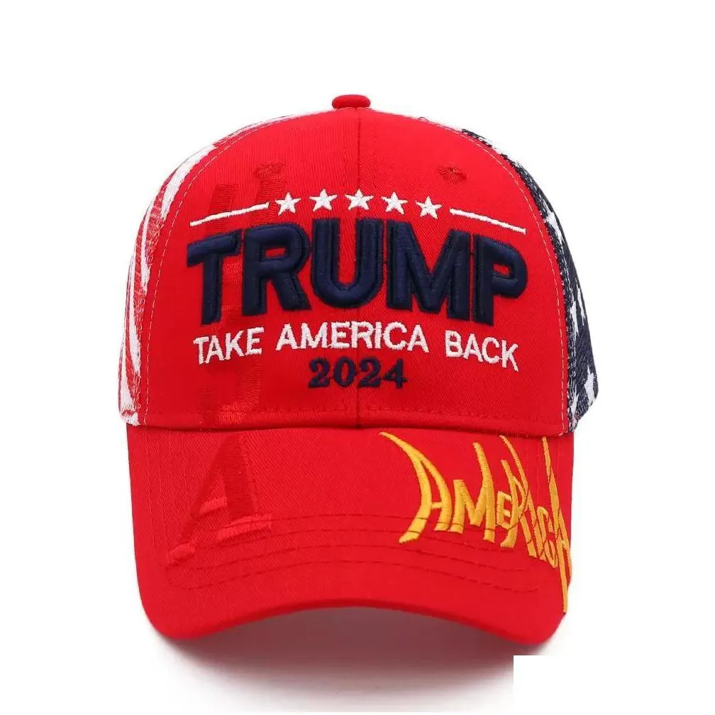 trump hat 2024 u.s presidential election cap take america back caps adjustable speed rebound cotton sports hats dhs stock