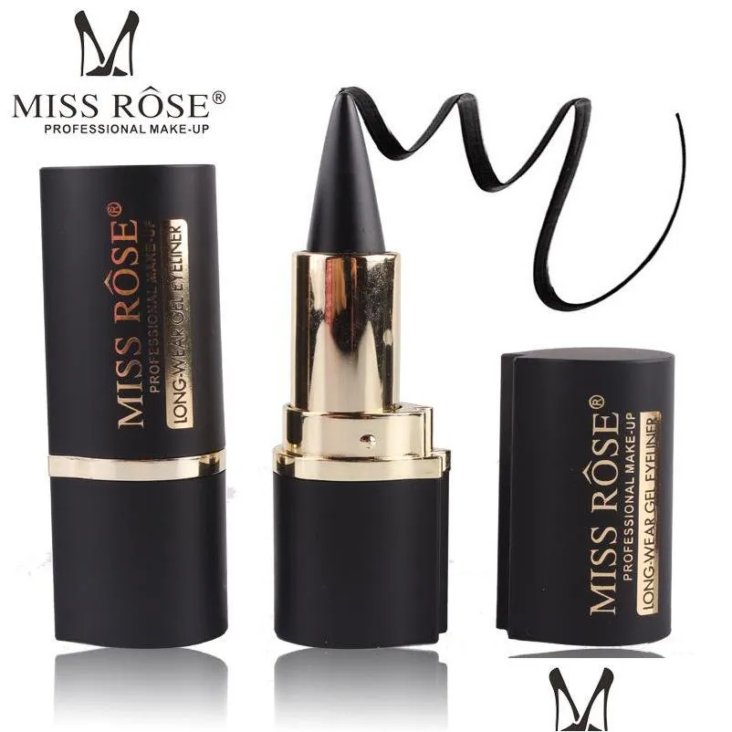 drop miss rose professional eyeliner cream long wear gel eyeliner pen matte natural quick dry liner make up