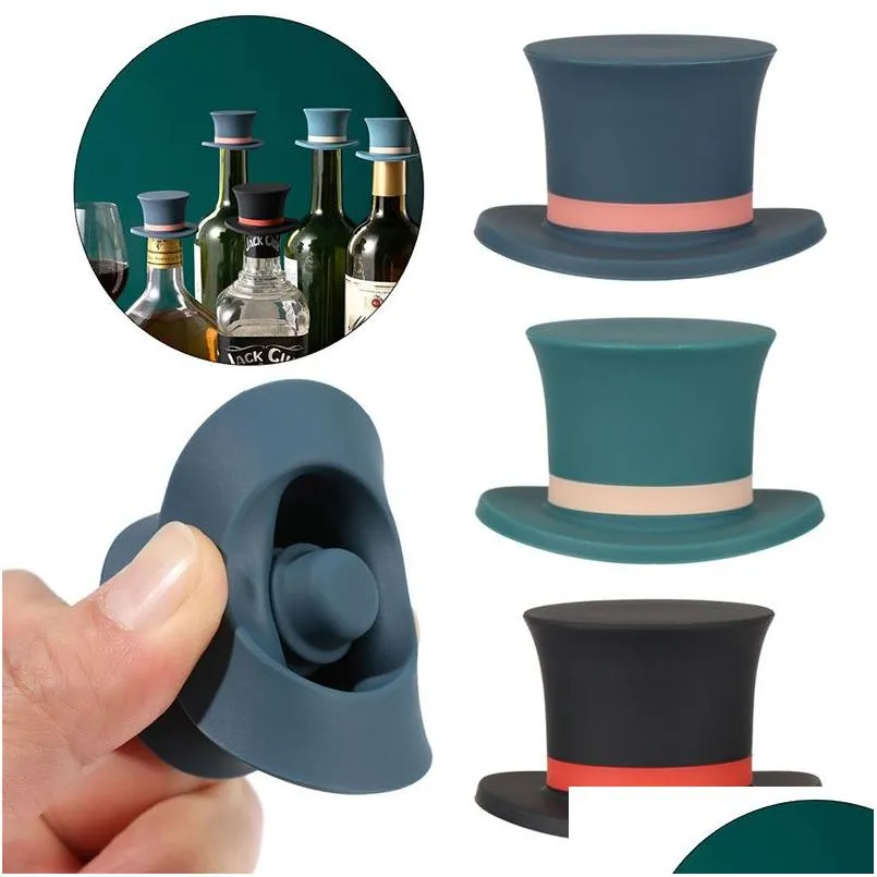 silicone lid champagne wine beer bottle cork stopper plugs bottles sealer cap stoppers bar kitchen tool vacuum sealed sealer plug