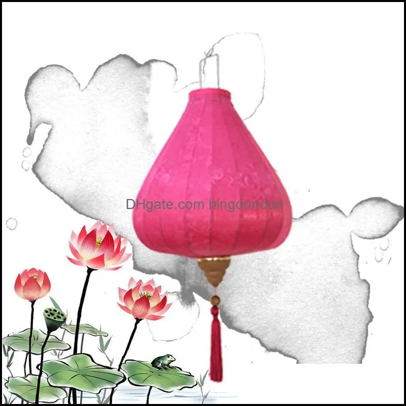 satin silk lanterns for creative chinese traditional diamond lantern arts and crafts gift multi colors high quality 40bt4 c