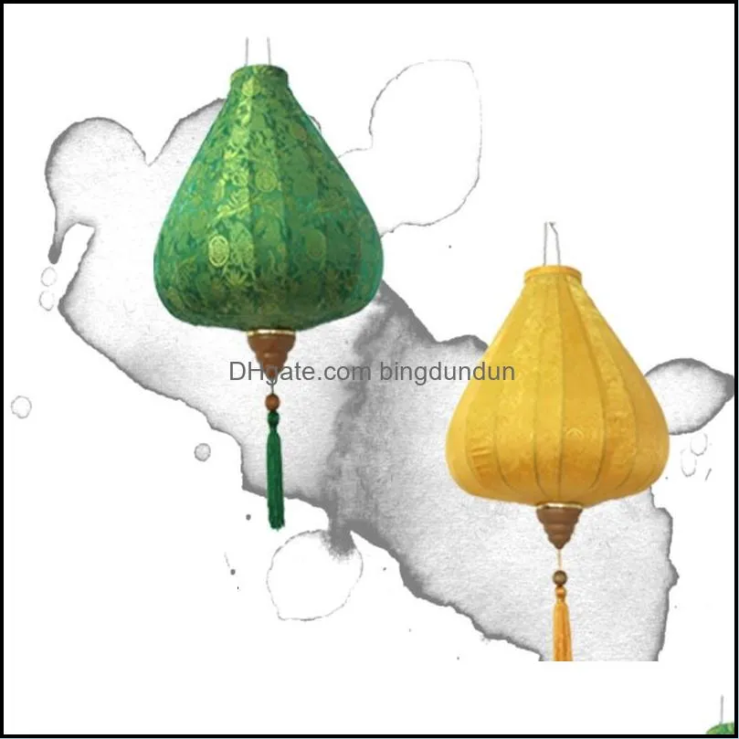 satin silk lanterns for creative chinese traditional diamond lantern arts and crafts gift multi colors high quality 40bt4 c