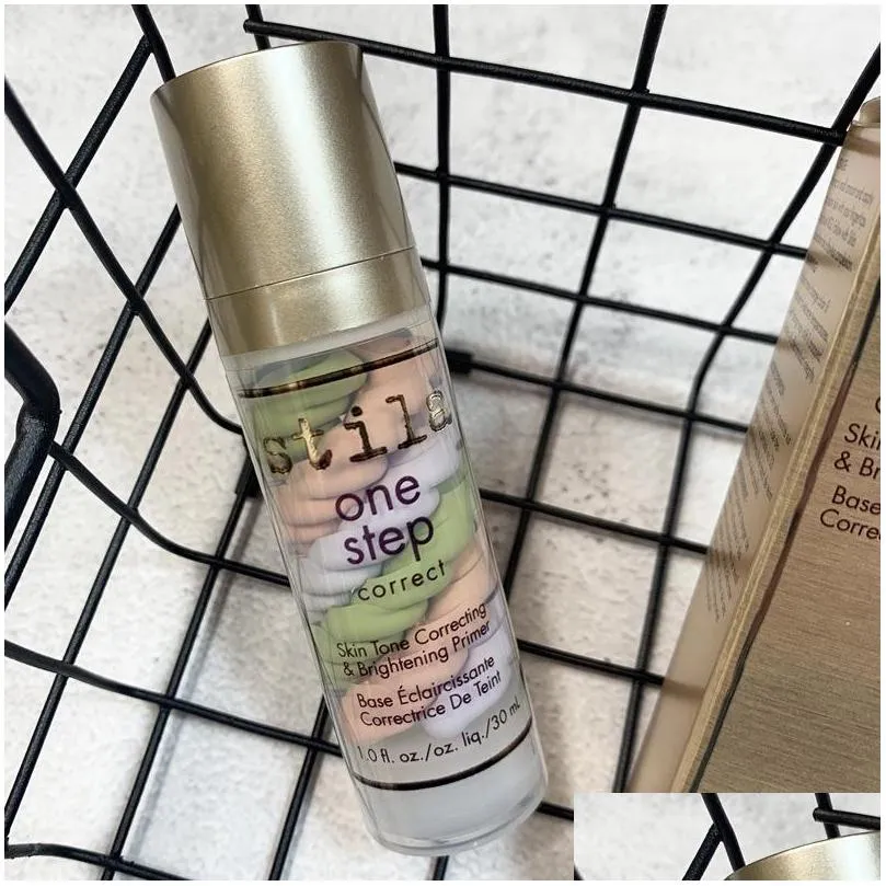 drop in stock makeup base stila one step correct skin tone correcting brightening primer 30ml foundation makeup