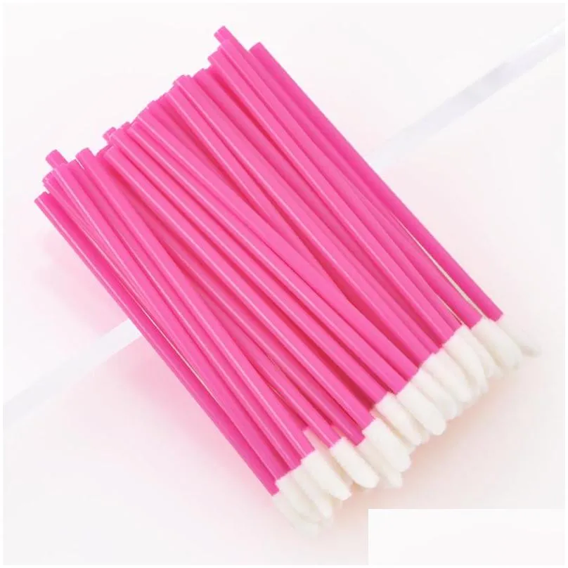  retail packaging color lip brush stick disposable lipstick brush makeup tool cosmetic applicator