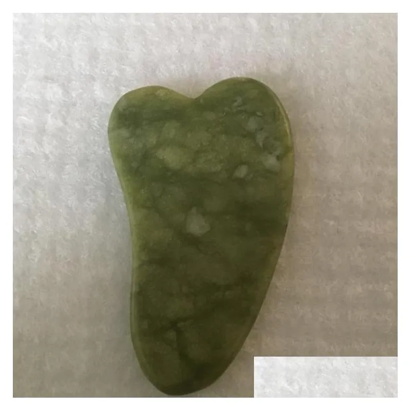 natural jade massage tool guasha board gua sha facial treatment natural jade stone scraping care healthy tool