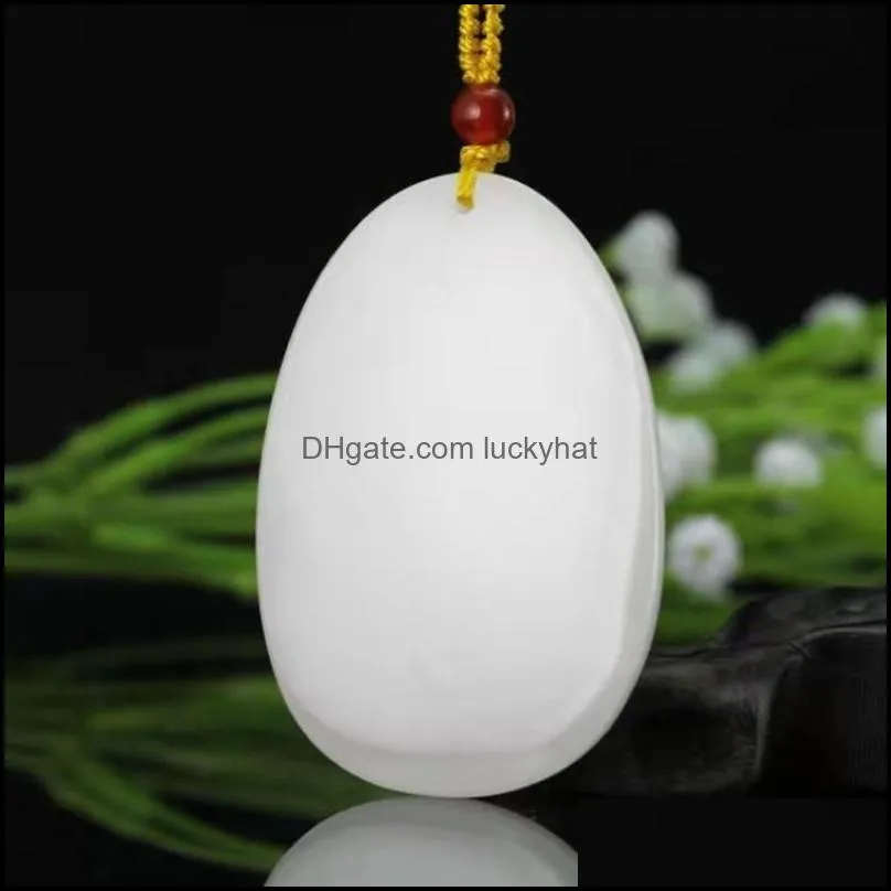 pendant necklaces factory wholesale xinjiang afghanistan white jade big belly smiling buddha mens and womens maitreya penpendant