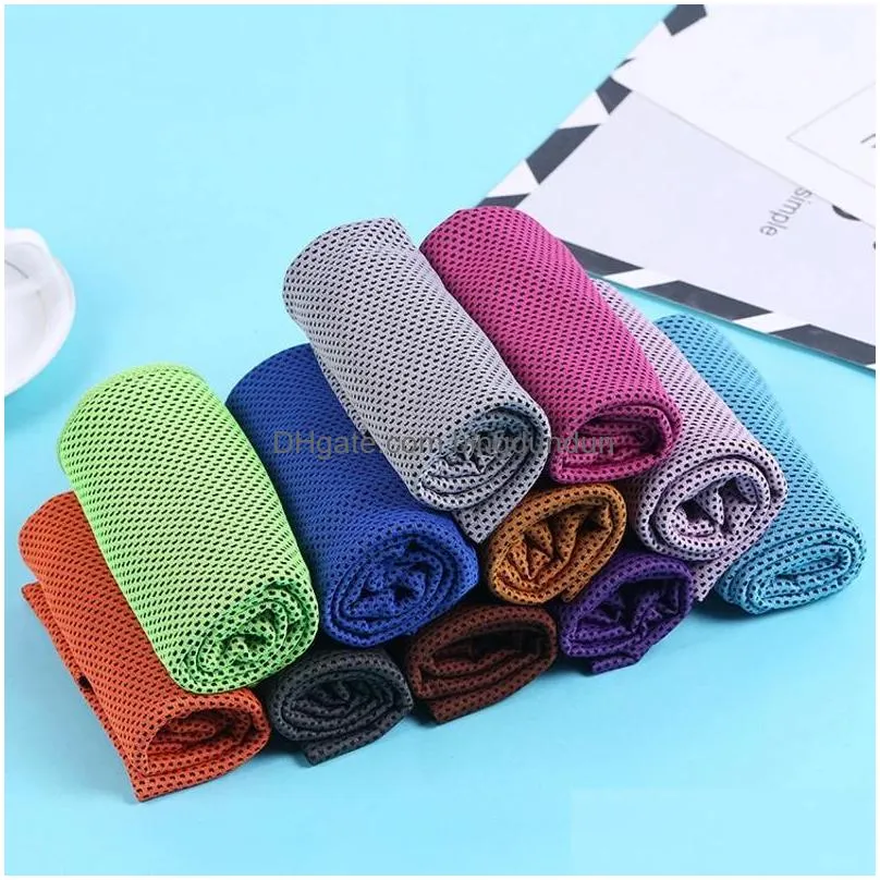 summer outdoor sports ice cold towel scarf running yoga travel gym camping golf sportss cooling towel colds neck wrap inventory