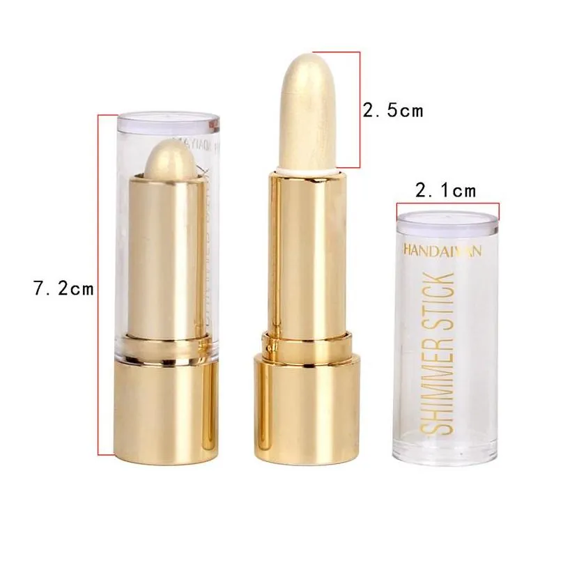 drop handaiyan bright color longlasting concealer foundation highlight threedimensional high light repair rod 3 colors