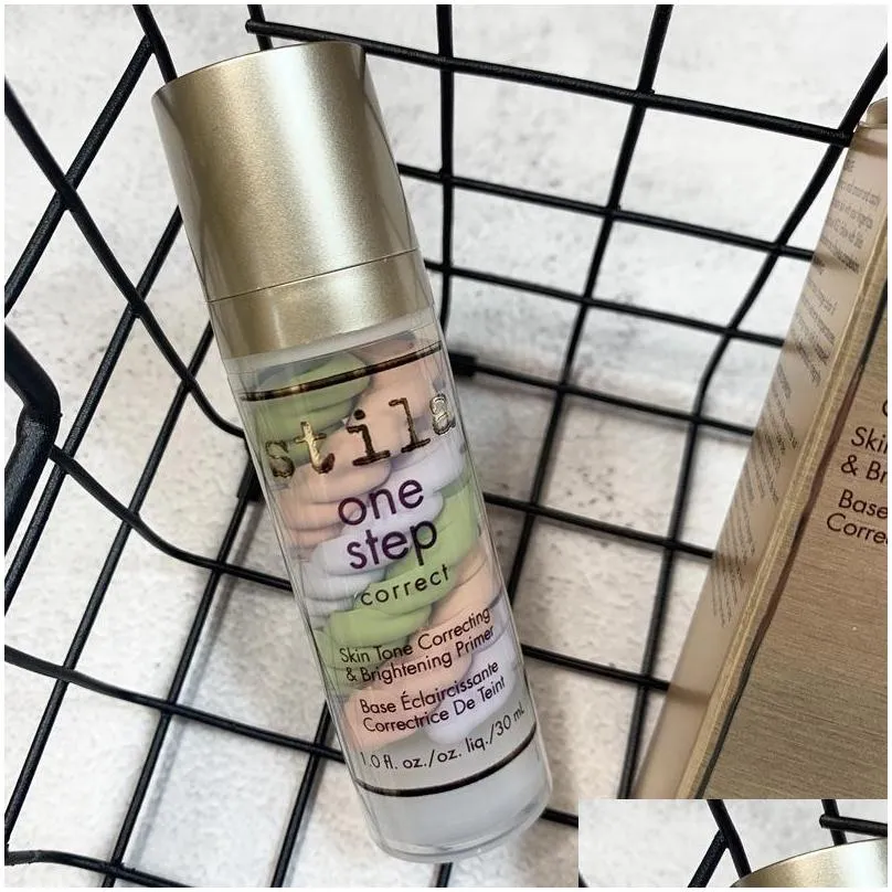 drop in stock makeup base stila one step correct skin tone correcting brightening primer 30ml foundation makeup