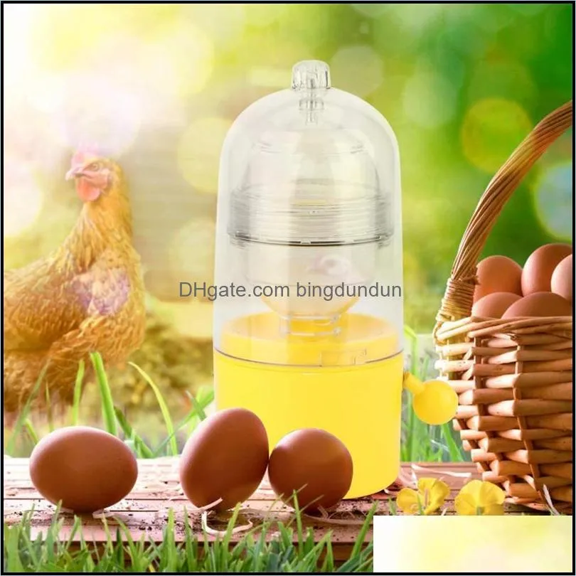 hand powered golden egg maker tools egg white and yolk spin mixer machine kitchen gadgets