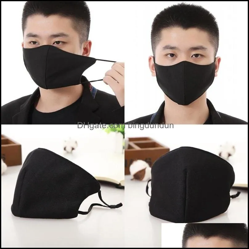 non disposable face masks thick anti cold mouth mask unisex soft respirators men women mascherine wholesale 2 5as h1