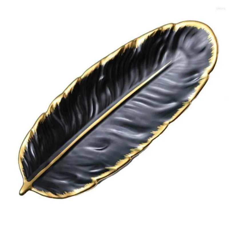 plates attractive plate visual effect stylish long lasting creative feather shape