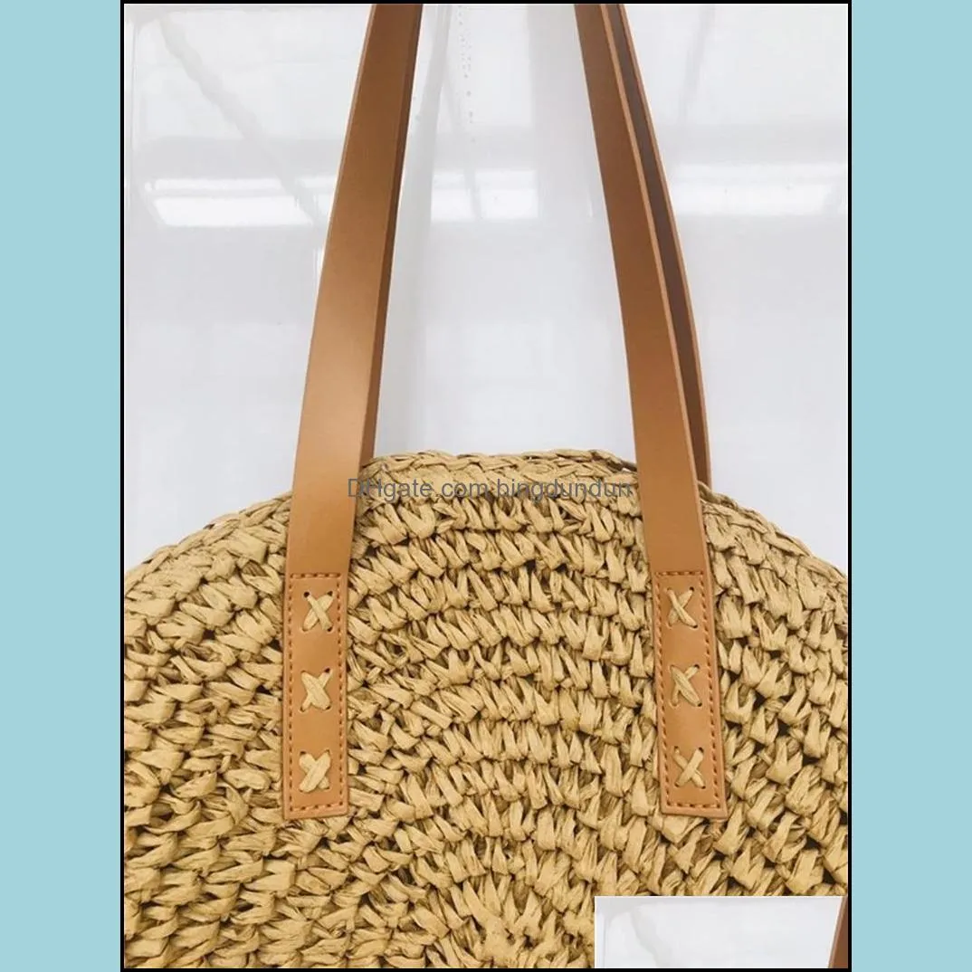 weaving handbag classic style for women storage bags high capacity polyester fiber travel shopping bag fashion 23yh yb
