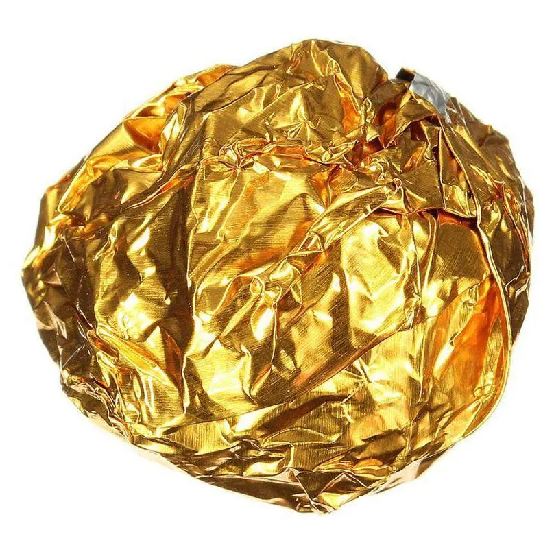 gift wrap 100pcs square sweets candy chocolate lolly paper aluminum foil wrappers gold