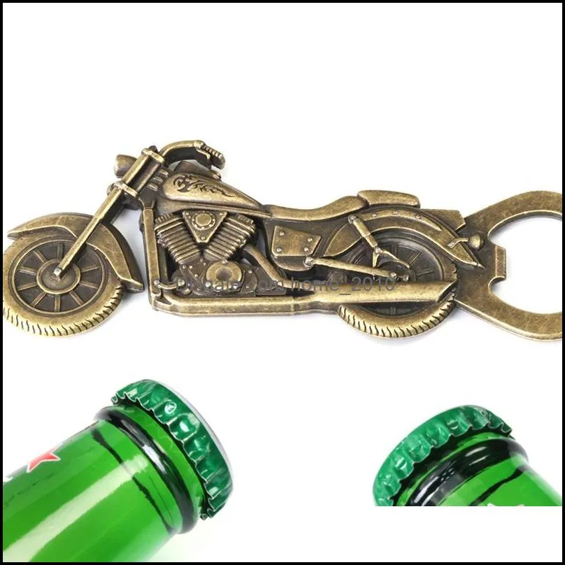 household gadgets zinc alloy motorcycle bottle opener imitation vintage motorcycle beer bottle opener