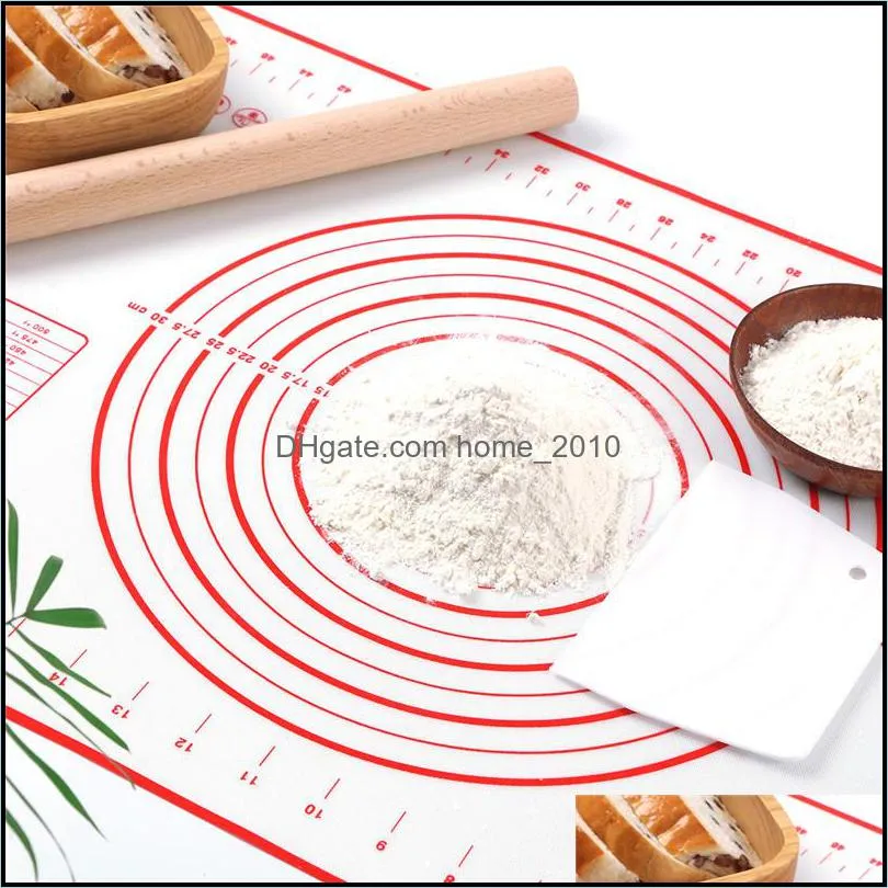 60x40cm silicone baking mats sheet pizza nonstick maker holder pastry kitchen gadgets cooking tools bakeware accessories