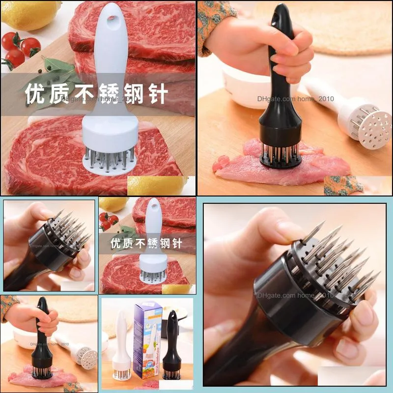 domestic kitchen tools foreign trade round steak looser stainless steel quick looser needle hammer steak tenderizer