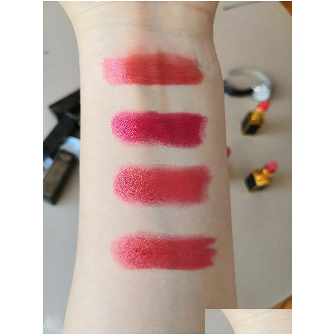 brand makeup matte lipstick 4 colors rouge a levre lip gloss lipgloss