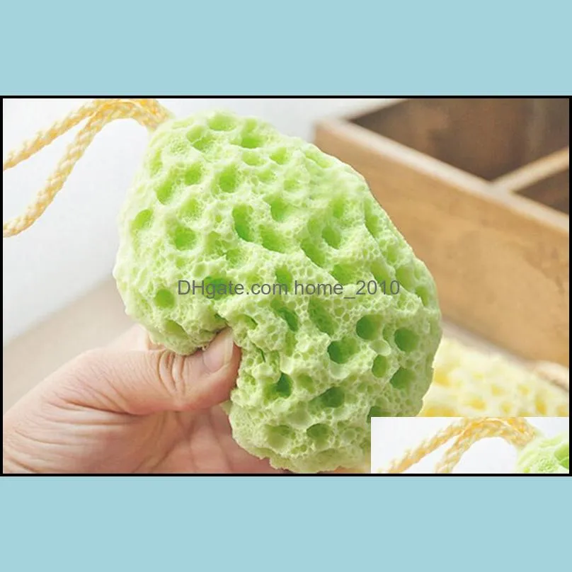 honeycomb shower sponge bath shower ball scrub soft spa body sponges power cleaning tools flower bath ball