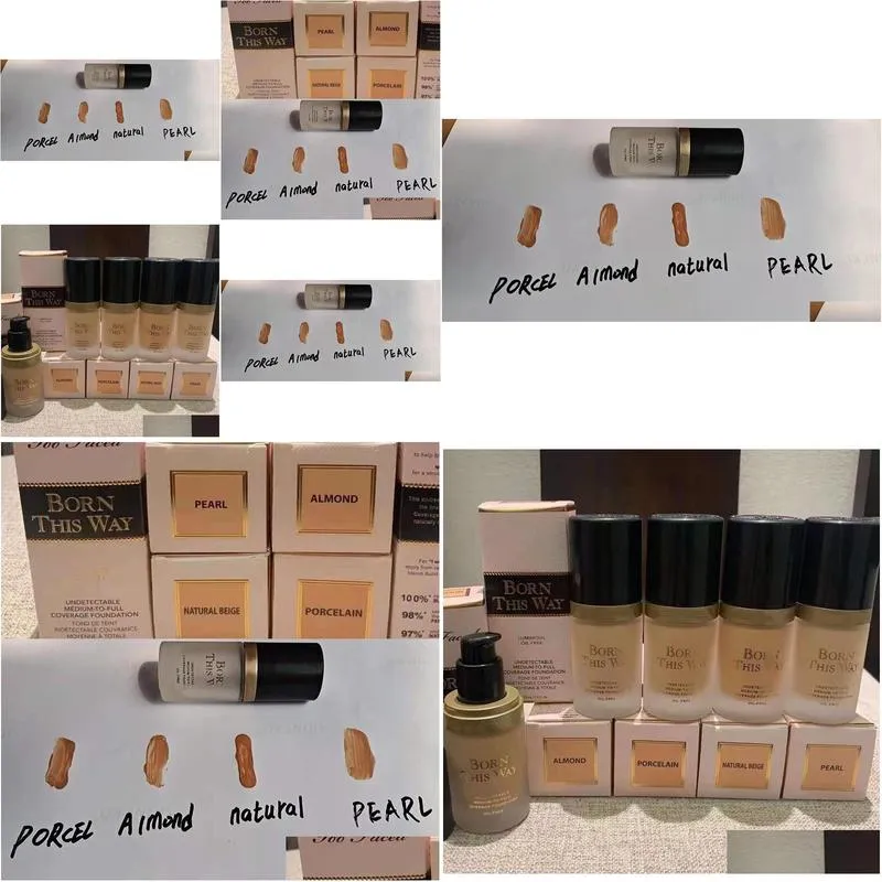 stock face makeup born this way foundation 30ml liquid concealer luminous oil undetectable medium to full coverage foundations 4