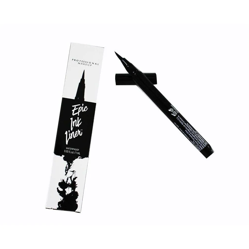 professional makeup epic ink liner waterproof black liquid eyeliner eye pencil make up maquiagem long lasting in stiock