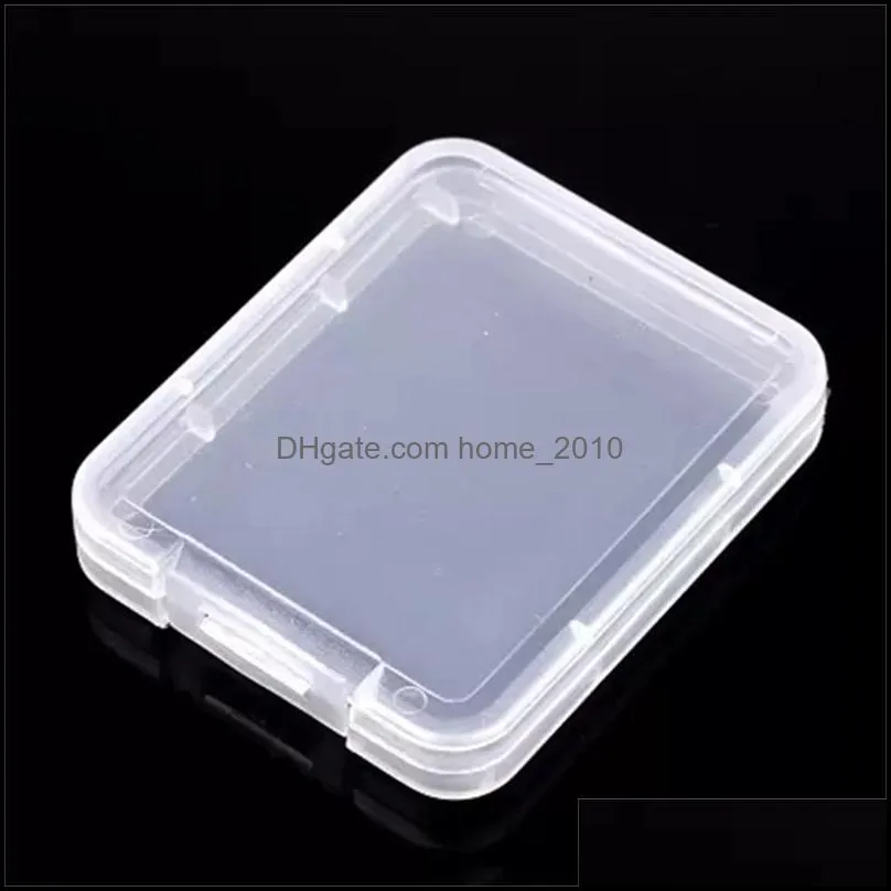 shatter container box protection case memory card boxs cf card tool plastic transparent storage boxes