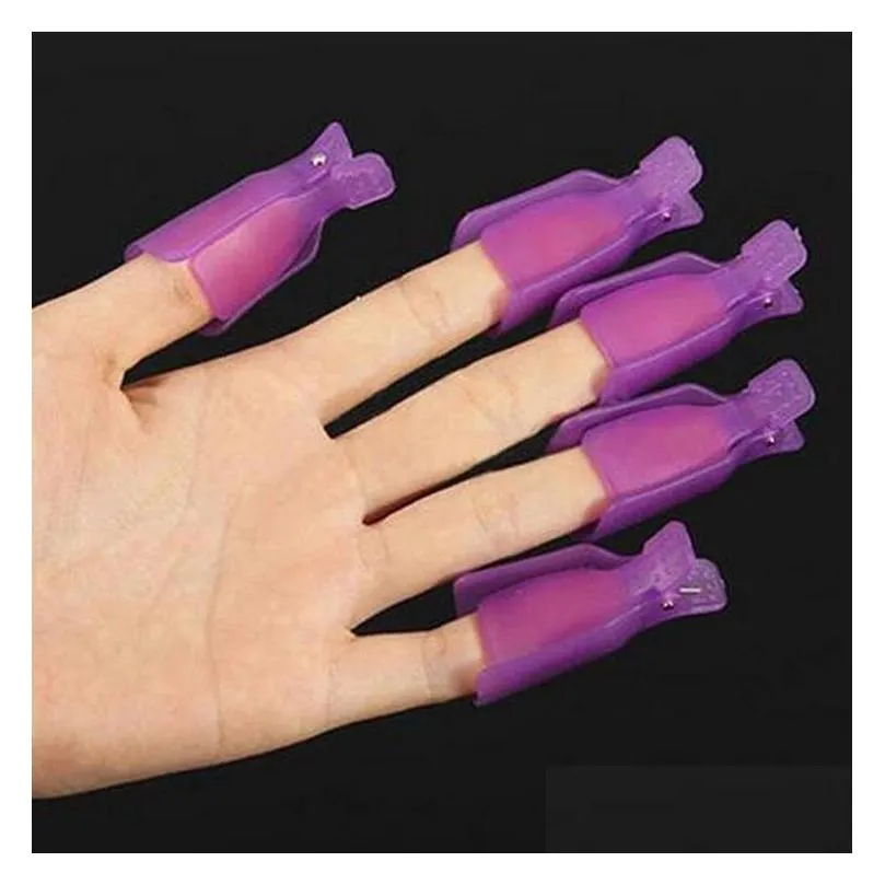 drop plastic nail art soak off cap clip uv gel polish remover wrap tool fluid for removal of varnish nail cleaner remover