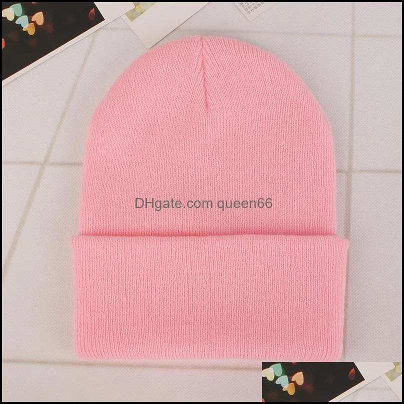 winter hat beanie classic mens ladies womens bonnet knitted oversize beanies skull hats caps lovers kintted cap solid beanie gifts