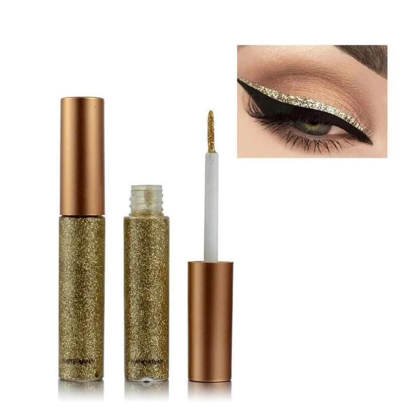 handaiyan 10 colors/pack matte color eyeliner kit makeup waterproof colorful eye liner pen eyes make up cosmetics eyeliners set