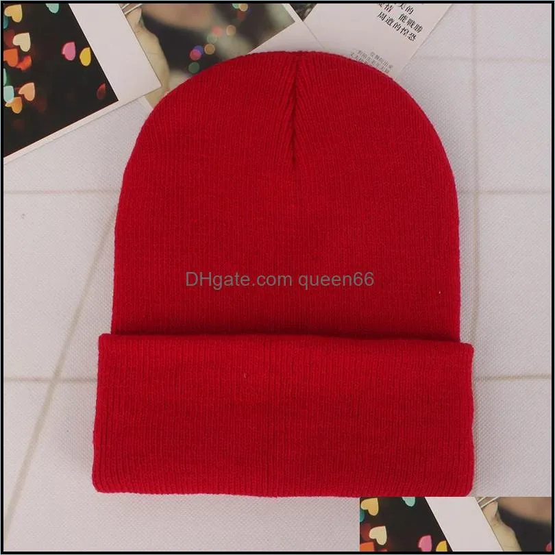 winter hat beanie classic mens ladies womens bonnet knitted oversize beanies skull hats caps lovers kintted cap solid beanie gifts