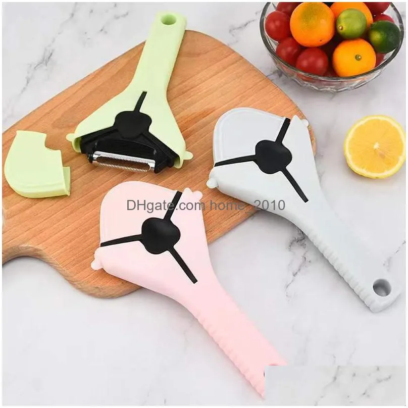 fruit vegetable tools peeling knife multifunction grater threeinone melon planer stainless steel scraper wholesale nordic style peeler inventory