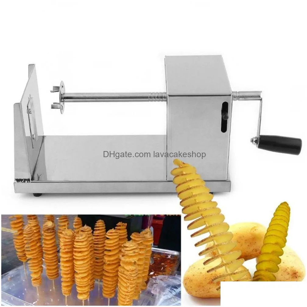  sale tornado potato cutter machine spiral cutting machine chips machine kitchen accessories cooking tools chopper potato chip