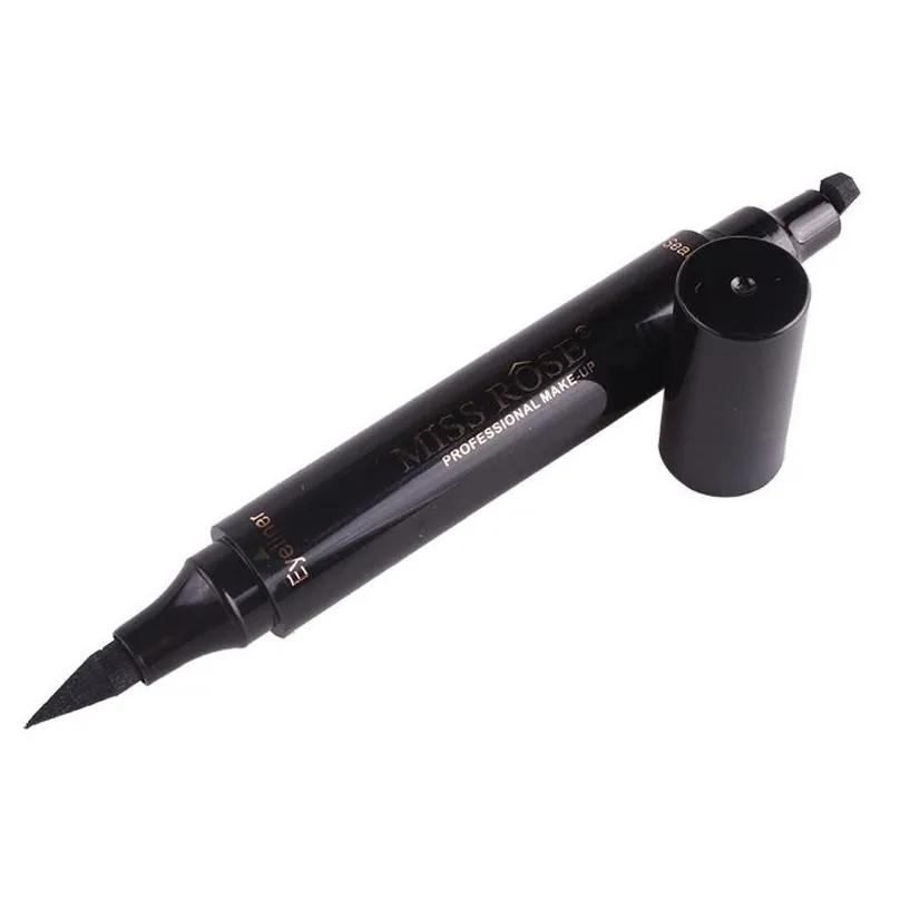  dhs miss rose stamp eyeliner seal pencil professional eye makeup tool double heads two heads eyeliner pen