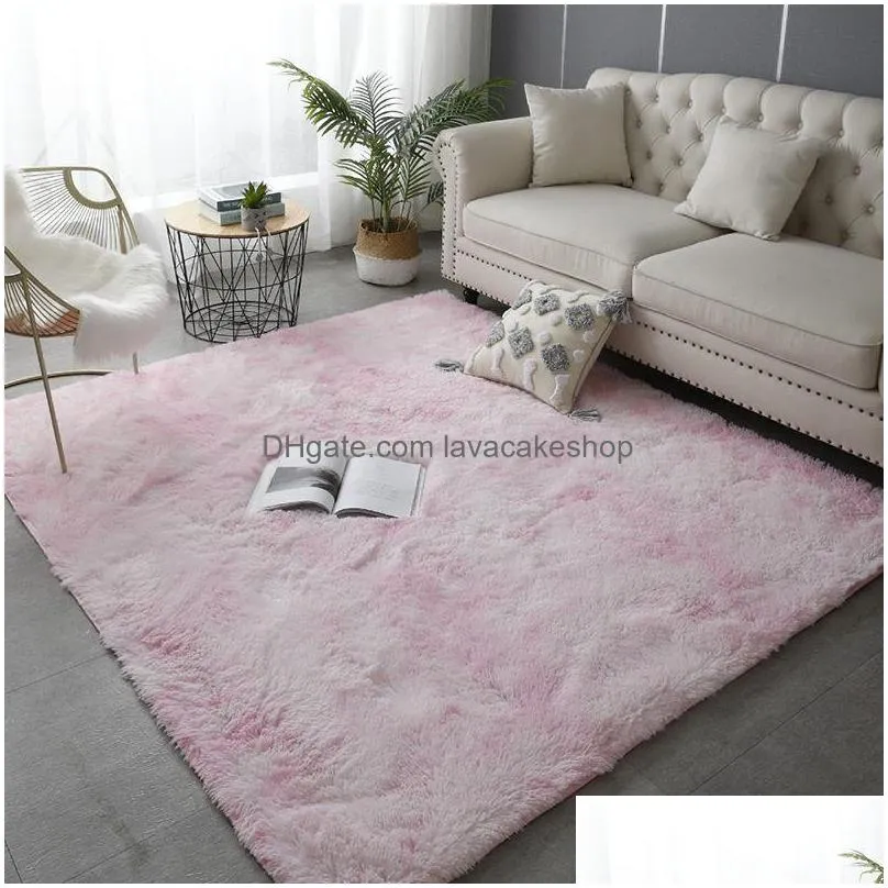 carpets luxurious living room fluffy carpet nordic soft thickening home decor bedroom bedside childrens nonslip floor matcarpets
