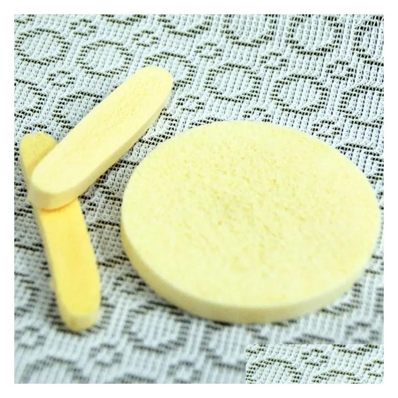 drop 12 pcsis1 lot soft compressed sponge face cleaning sponge facial wash cleaning pad exfoliator cosmetic puff face cleaning
