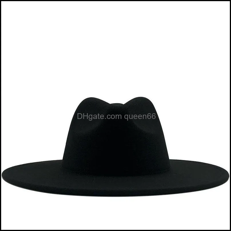 large fedoras wide brim fedora hats jazz top hat big felt hats men women panama cap lady caps man woman fashion accessories wholesale