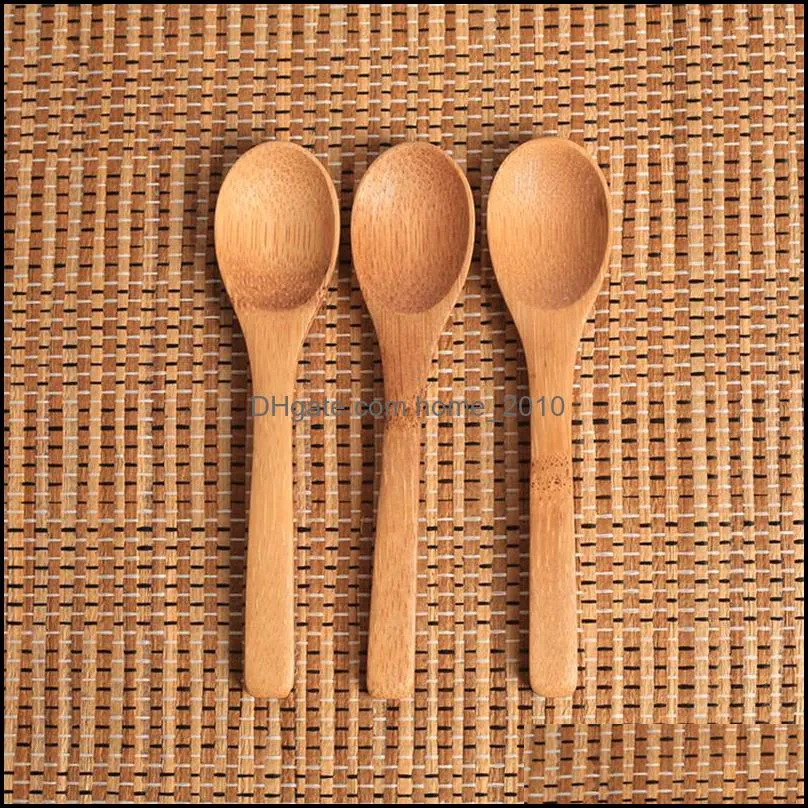 12.8x3cm wooden jam spoon bamboo baby honey spoon coffee spoon delicate kitchen using condiment small scoop